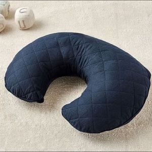 Boppy Pillow Set with Pottery Barn Kids Linen cover and waterproof cover